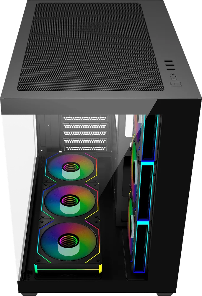 Imagem 5 de 5 do produto Gabinete Gamer Aquário Cg-01l7 Ghost Shark 2 Atx Sem Fans