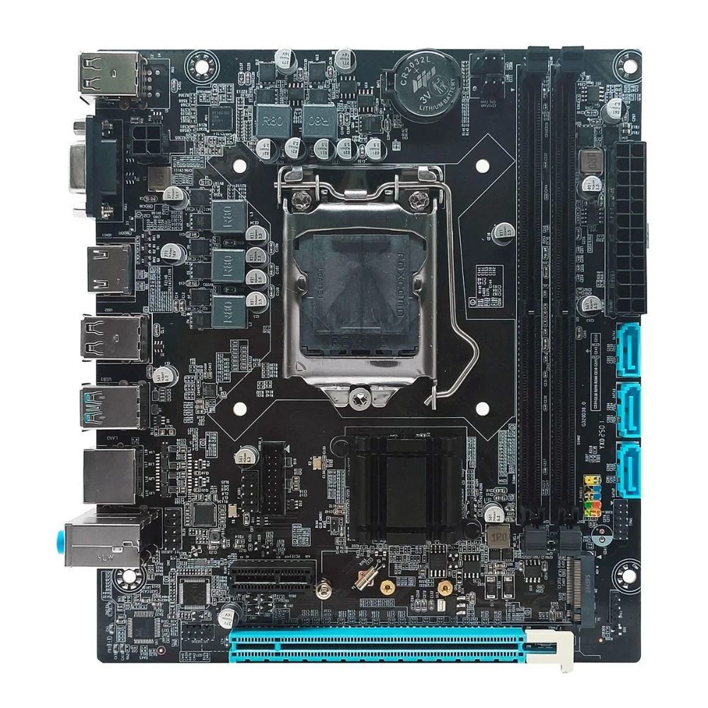 Imagem 2 de 4 do produto Placa-mãe Bluecase H110 P/ Intel LGA  1151 Matx Ddr4 Nvme Vga HDMI Bmbh110-g3hgu-d4-m2