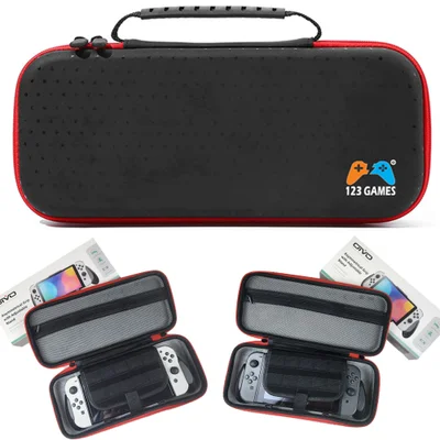 Case Para Nintendo Switch Com Grip Oivo E Outros Acoplado Bolsa Estojo