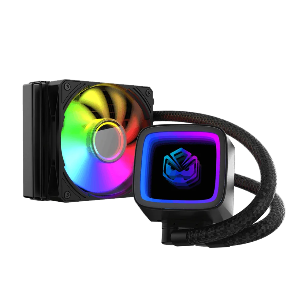 Water Cooler PCyes Tundra Black Vulcan ARGB 120mm - Wctbk120 4
