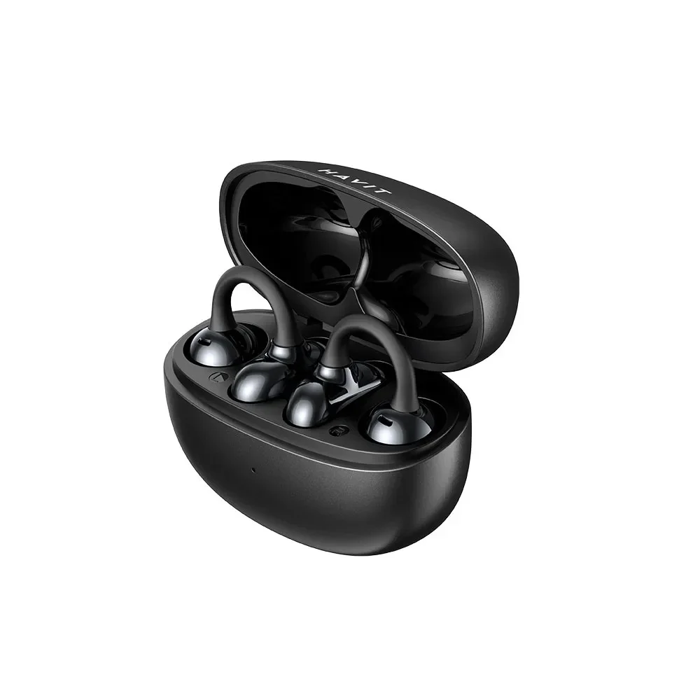 Imagem 5 de 5 do produto Fone Bluetooth Havit Ows928 Earclip Esportivo Som Aberto Preto