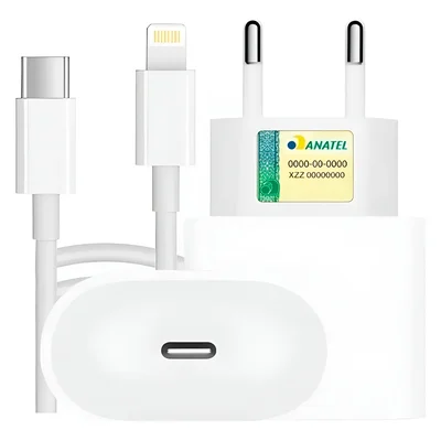 Kit Carregador Para Iphone Turbo 30w E Cabo Usb Tipo-c Pd Compatível Com Iphone 11 12 13 14 Pro Plus Pro Max/ipad