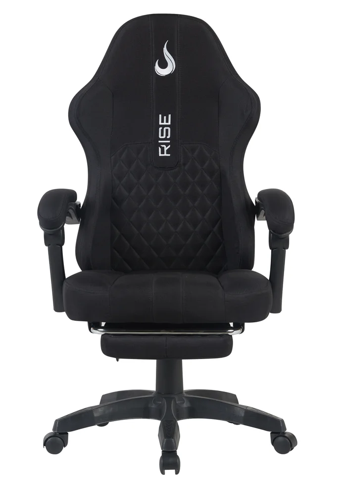 Cadeira Gamer Rise Mode Z11, Ângulo Ajustável, Tecido, Preto - RM-CG-Z11-BK