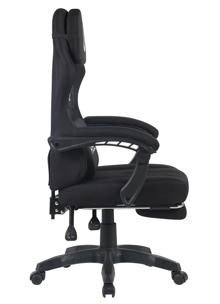 Cadeira Gamer Rise Mode Z11, Ângulo Ajustável, Tecido, Preto - RM-CG-Z11-BK