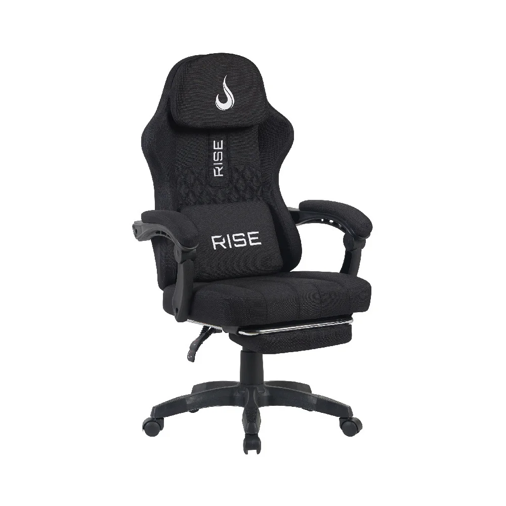 Imagem 4 de 5 do produto Cadeira Gamer Rise Mode Z11, Ângulo Ajustável, Tecido, Preto - RM-CG-Z11-BK