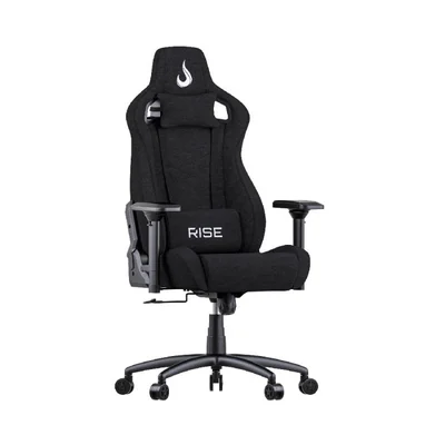 Cadeira Gamer Rise Mode Z5, Ângulo Ajustável, Braço 4D, Preto, Tecido - RM-CG-Z05-BK-FBC
