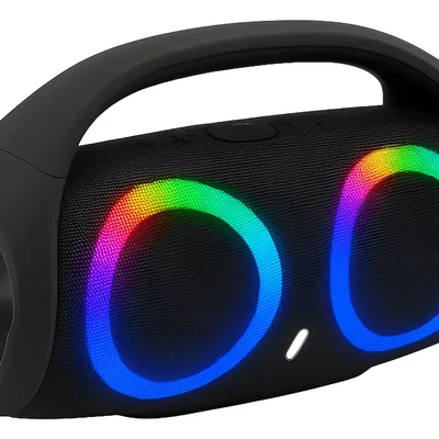 Caixa De Som Portátil Booms Box Alça Amplificador Bluetooth