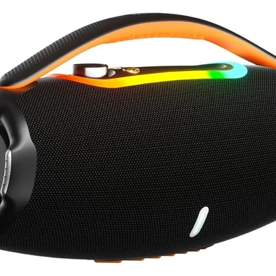 Caixa De Som Portátil 5.3 Bluetooth Subwoofer 60w Tws Com Rg Cor Preto