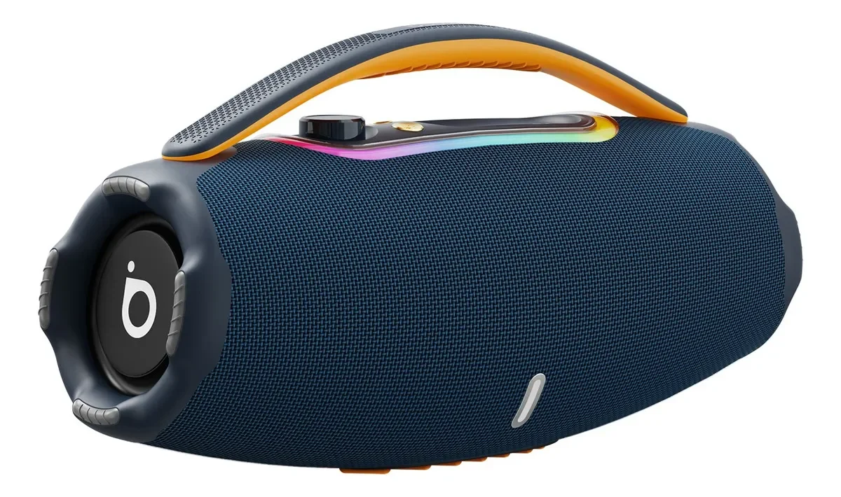Caixa De Som Basike Portátil Bluetooth 60w Azul