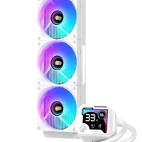 Water Cooler ARGB 360mm Branco | Triple Fan RGB | PWM | Intel e AMD | PC Gamer 2