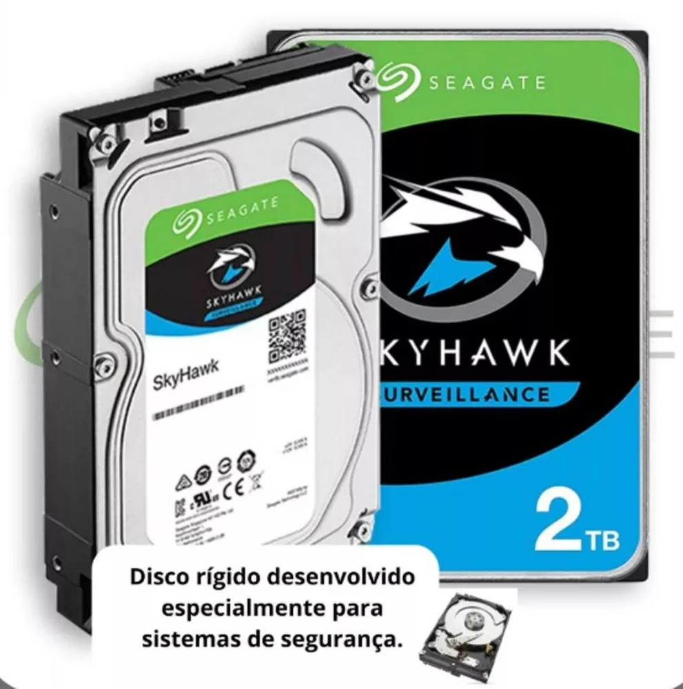 Hd Interno 2TB Seagate Skyhawk Compativel Dvr Nvr Cftv