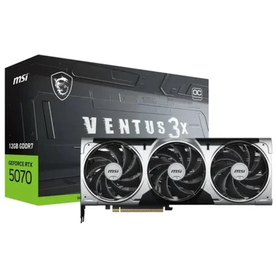 新品　MSI GEFORCE RTX 5070 12GB GDDR7 Placa de Vídeo Nvidia MSI Geforce RTX 5070 com 12GB GDDR7
