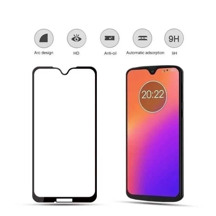 Imagem 2 de 5 do produto Película De Vidro 3d Para Moto G7 / Moto G7 Plus Tela Toda