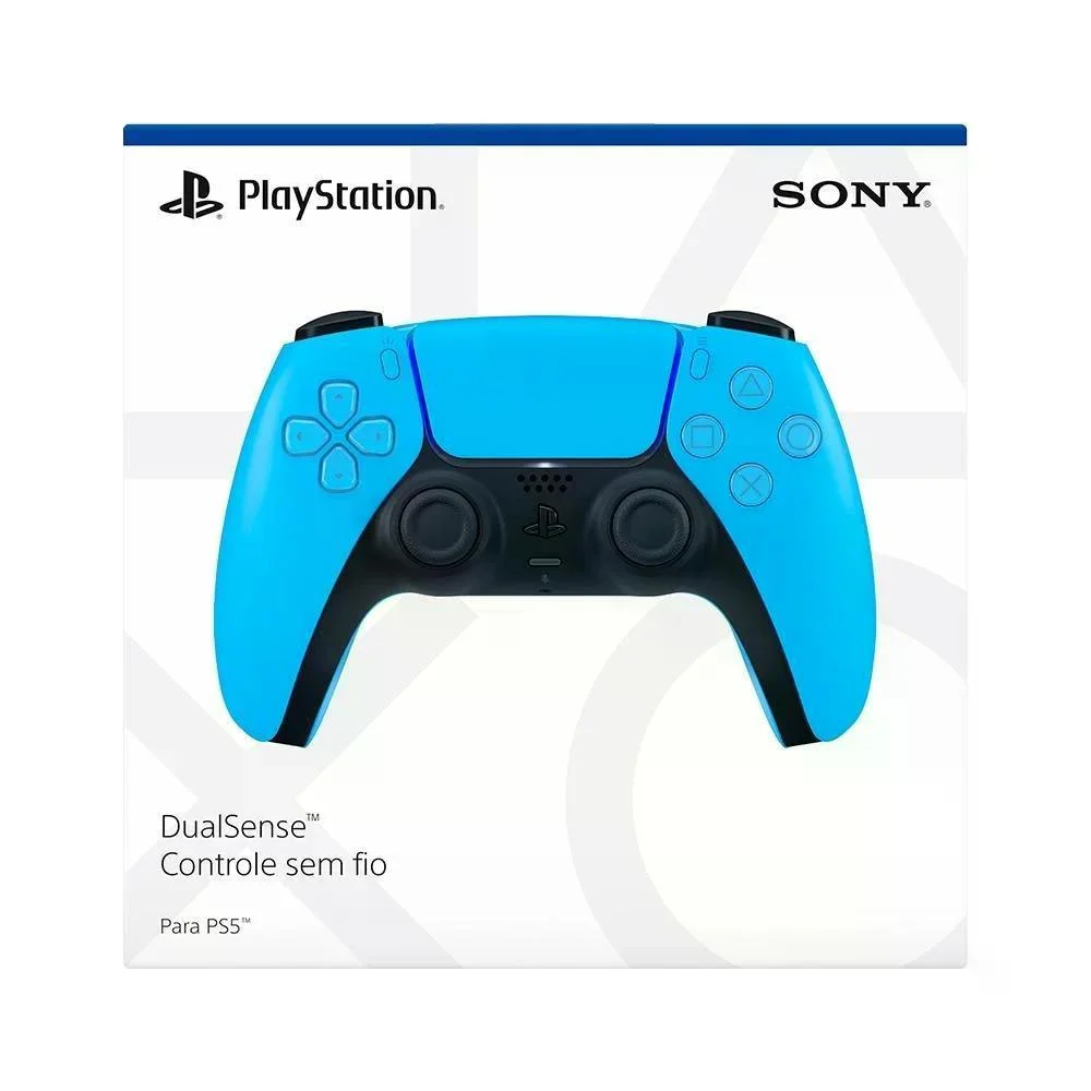 Imagem 4 de 5 do produto Controle Dualsense Playstation 5, Starlight Blue - Ps5
