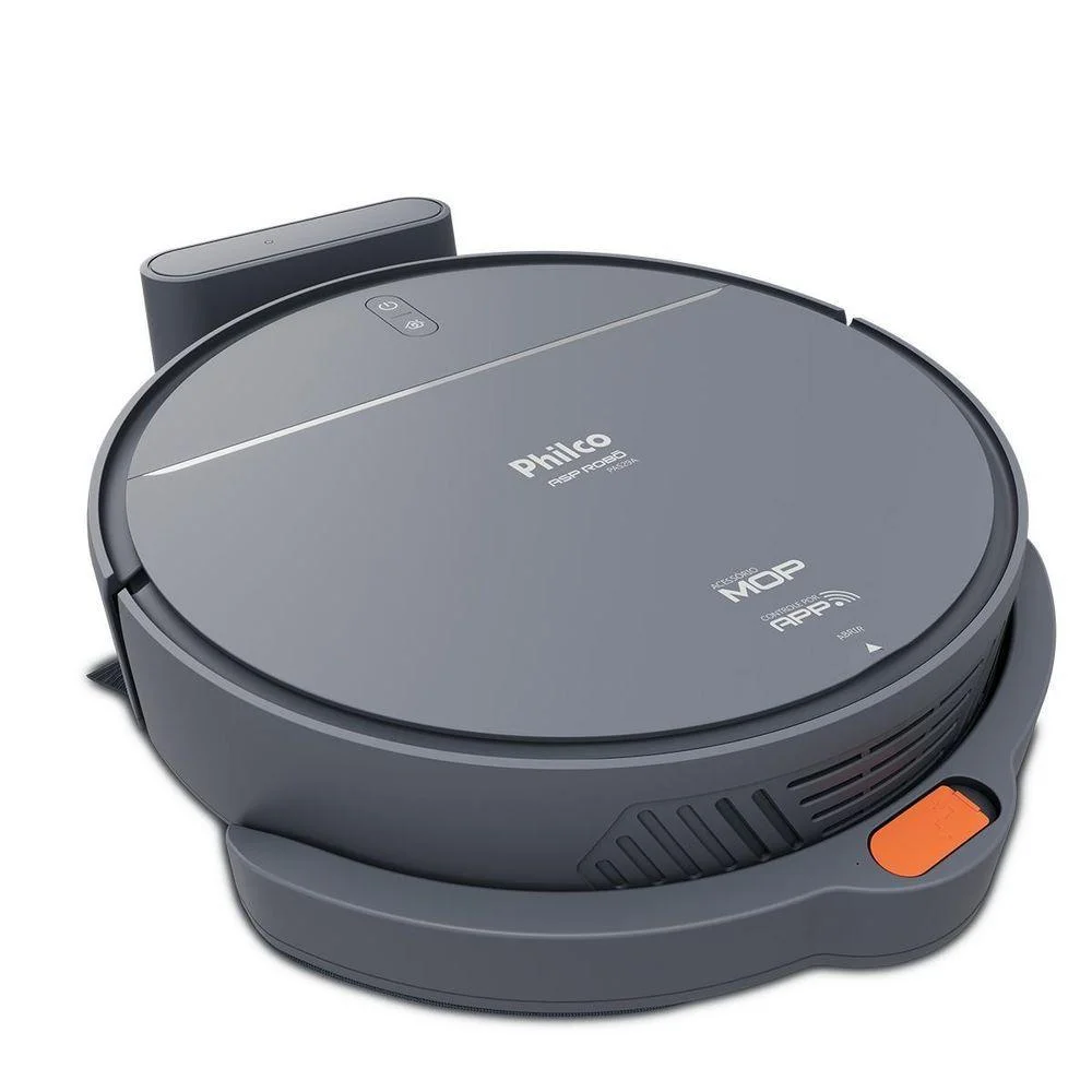 Aspirador Robô Philco Pas29a 35w Com Função Mop Filtro Hepa Reservatório 0,6l Bivolt