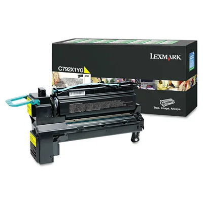 Toner Lexmark C792x1yg Amarelo C792  | Lexmark C792e C792dhe X792dte X792dtme