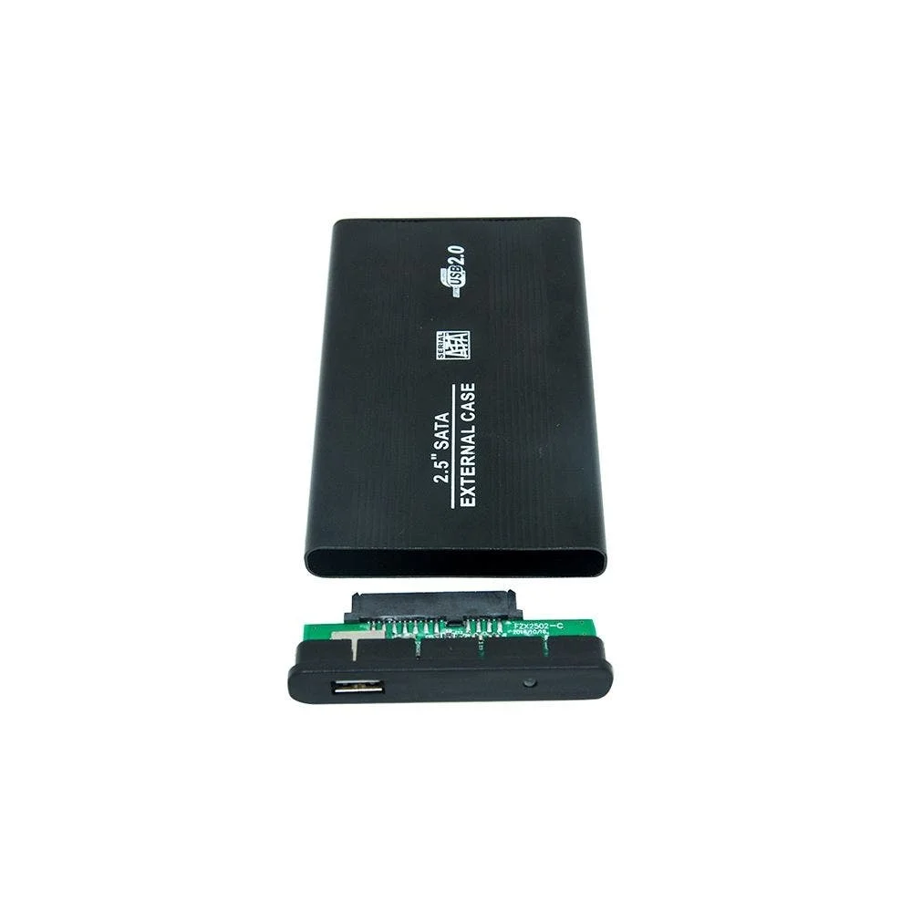Imagem 2 de 5 do produto Case Gaveta Hd Sata Externo 2.5 Usb Notebook Em Alumínio