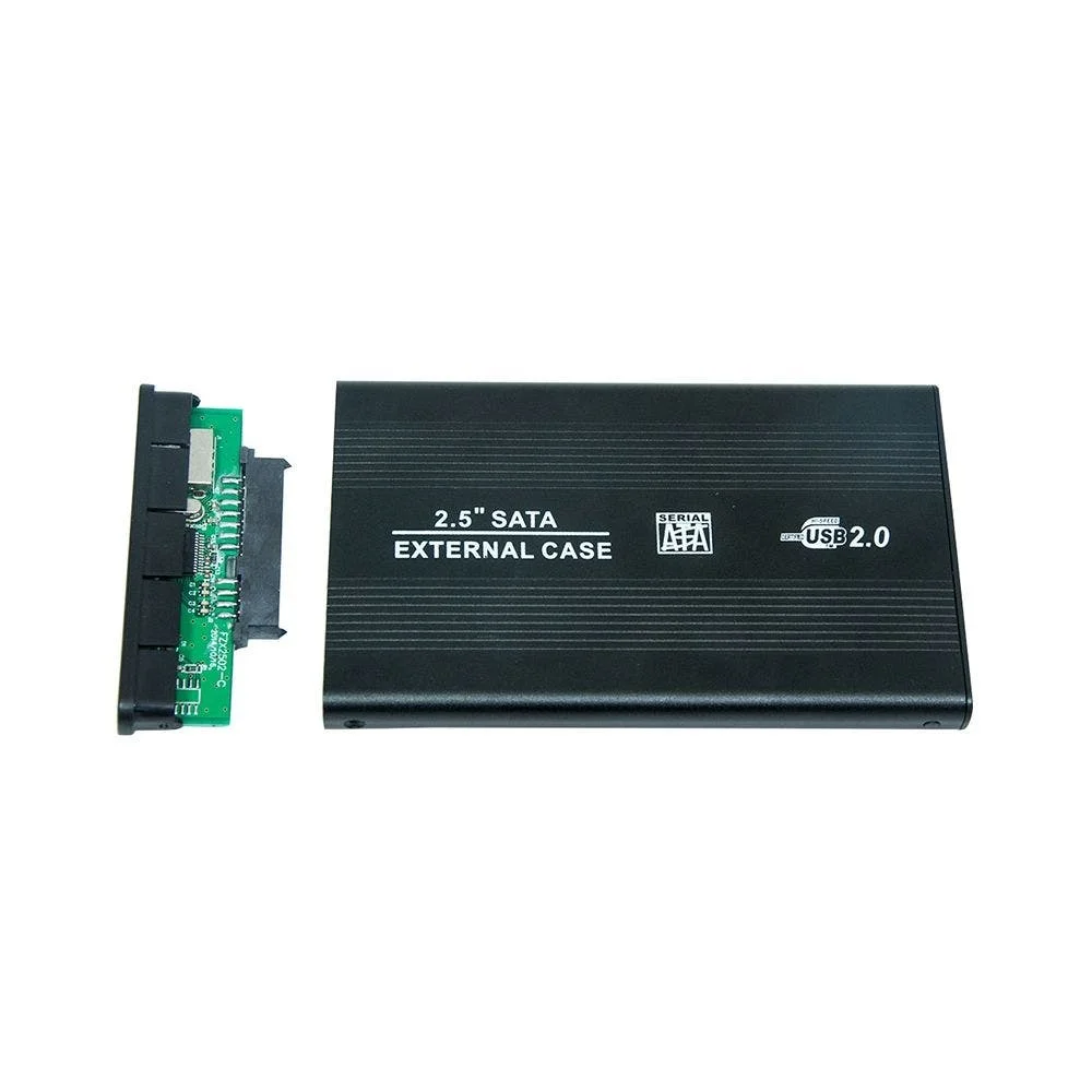 Imagem 3 de 5 do produto Case Gaveta Hd Sata Externo 2.5 Usb Notebook Em Alumínio