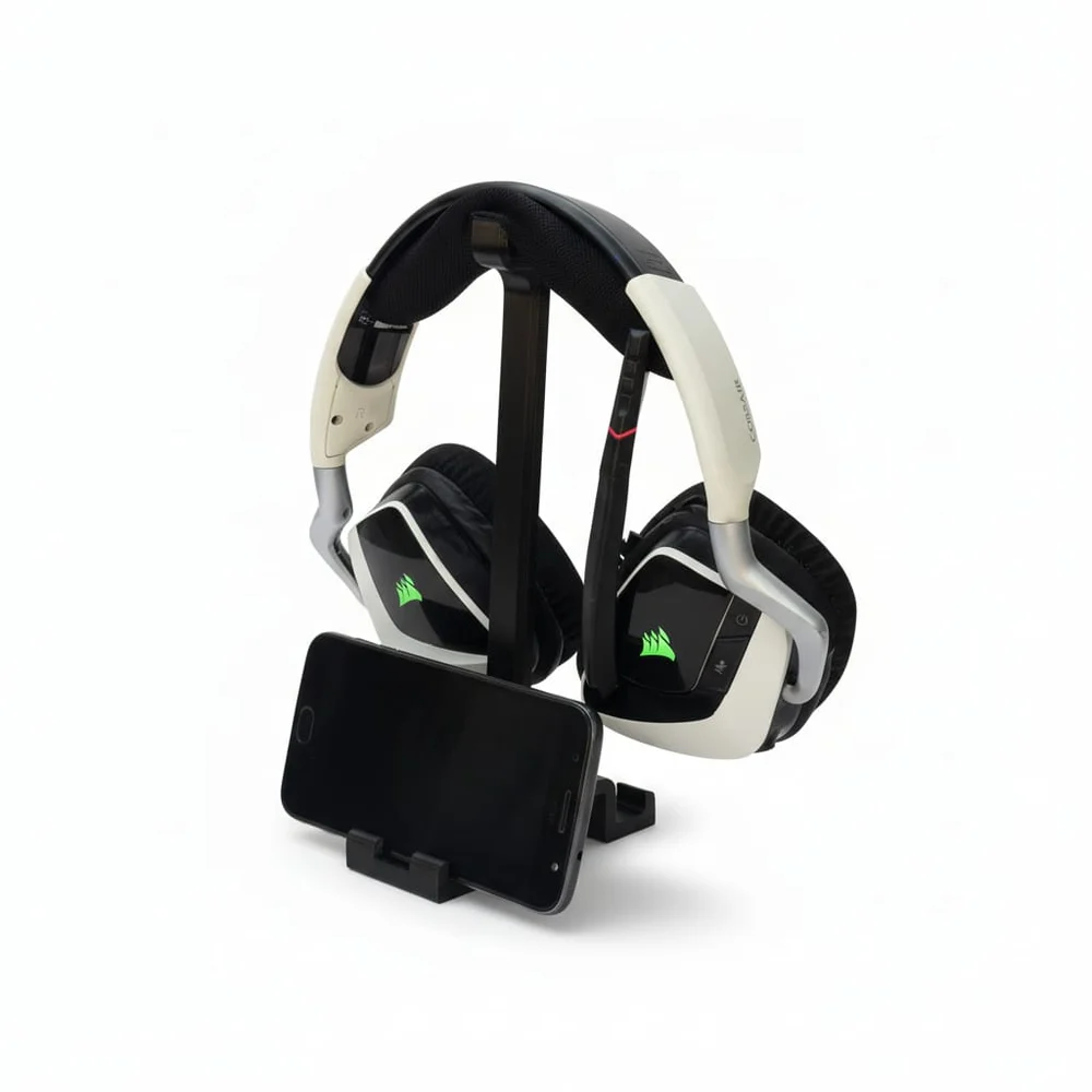 Suporte Headset Com Apoio Celular Para Mes Suporte Headset Com Apoio Celular Para Mes
