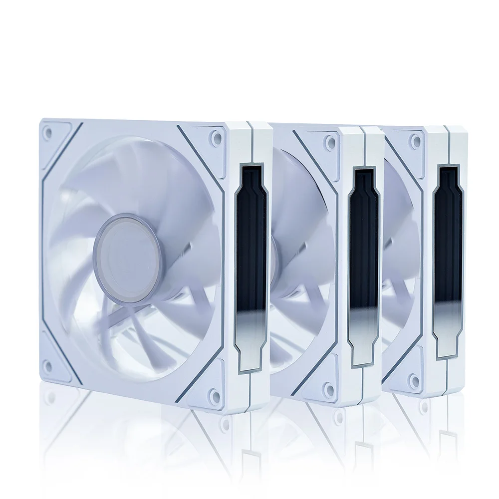Kit 3 Fan 120mm Round5 Aurora Forward Com Controladora ARGB Branco R5-kit-aurora-fw-w-2218 5