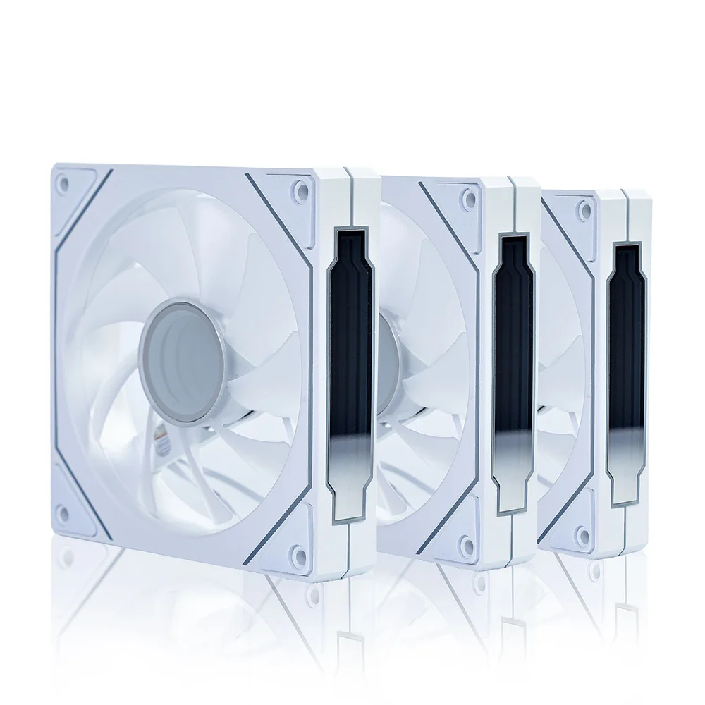 Kit 3 Fan 120mm Round5 Aurora Forward Com Controladora ARGB Branco R5-kit-aurora-fw-w-2218 6