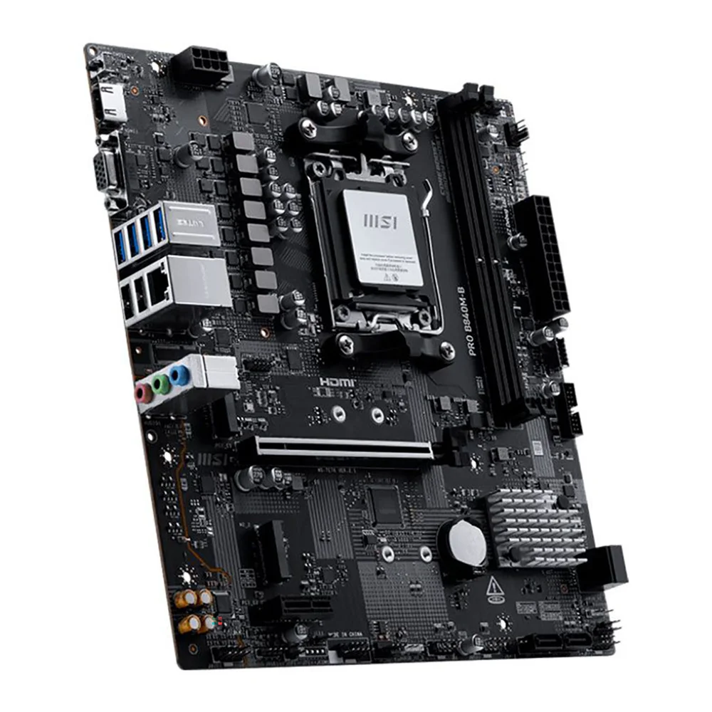 Imagem 3 de 5 do produto Placa Mae Msi Pro B840m-b - Amd Ryzen Am5 - Ddr5 - Matx - M.2 Nvme - Vga/hdmi