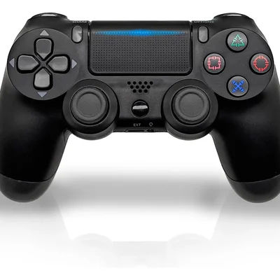 Controle Sem Fio Compatível Ps4 Bluetooth PC Tv Gamer Preto Leon Gts