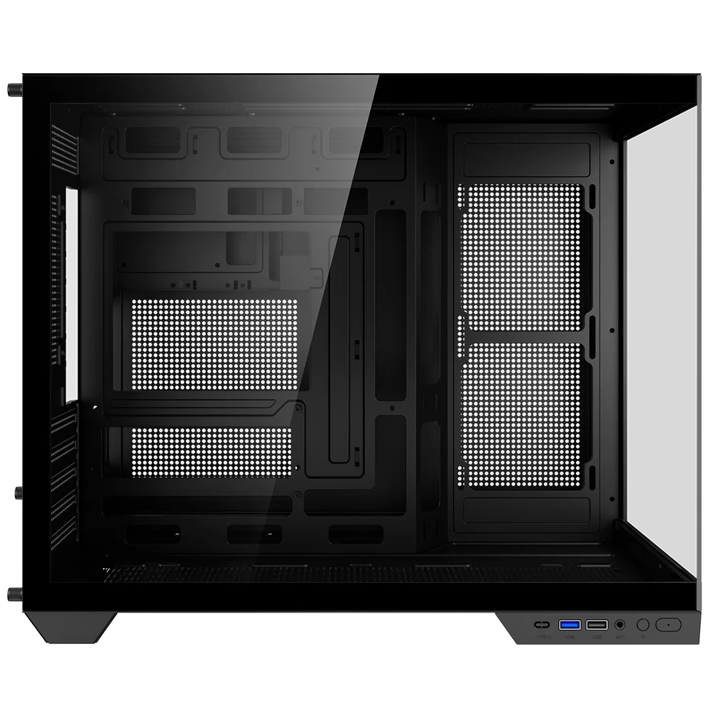 Imagem 3 de 5 do produto Gabinete Kalkan Saga Preto Aquário Compacto Klk00043