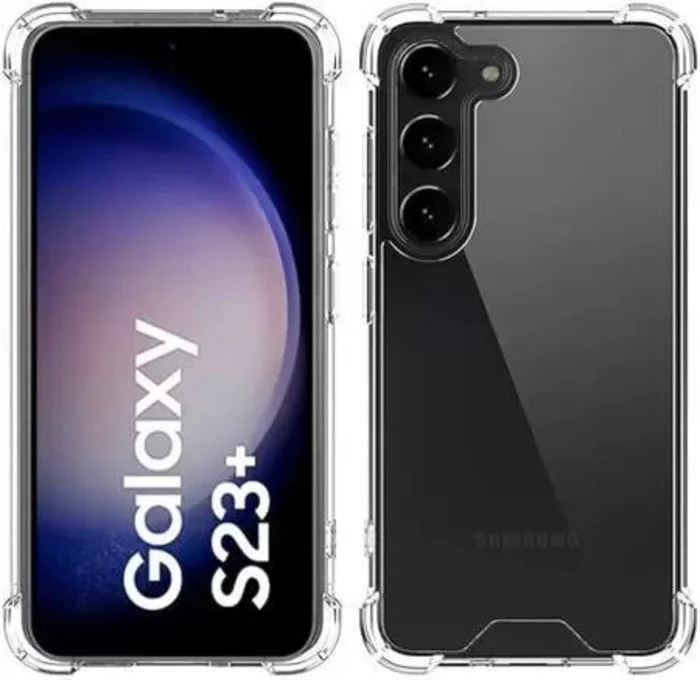 Imagem 4 de 5 do produto Kit Capa Transparente + Película 3d De Vidro Para Samsung Galaxy S23 Plus