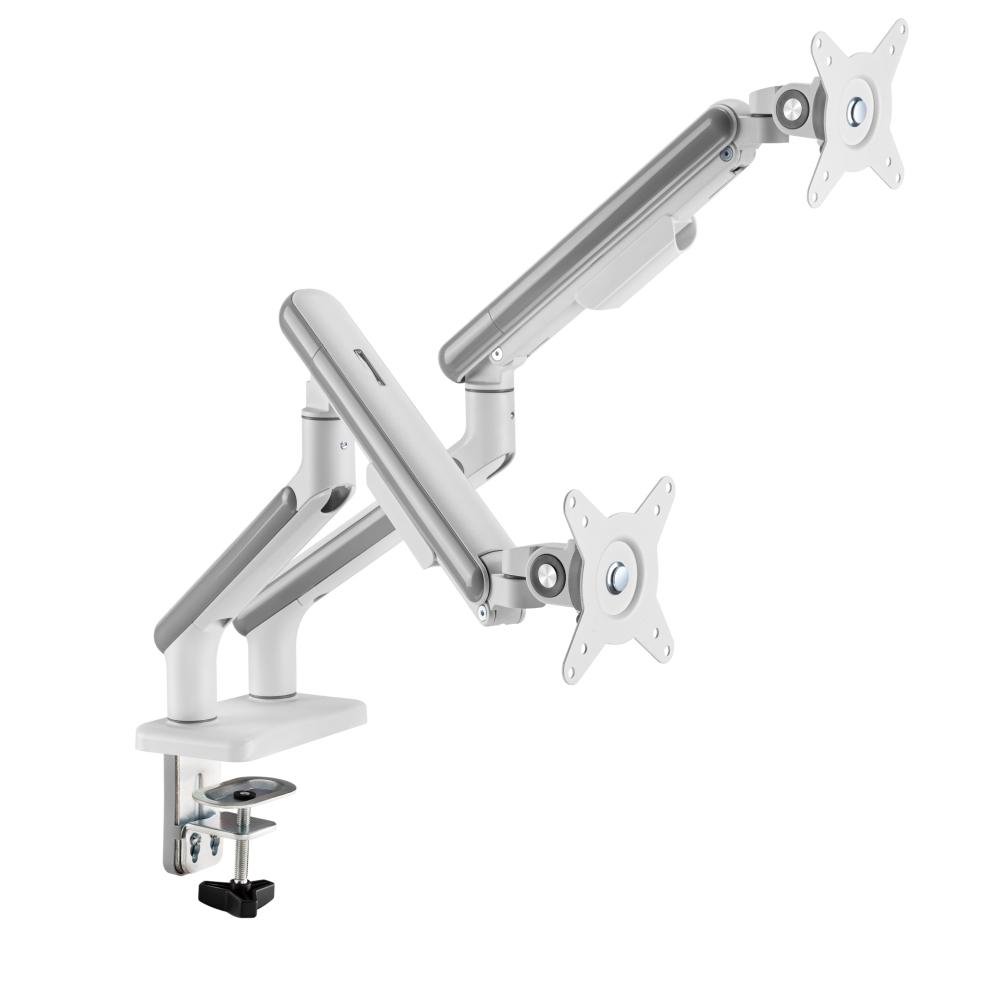 Suporte Monitor Articulado Elements Aice Duplo - Branco