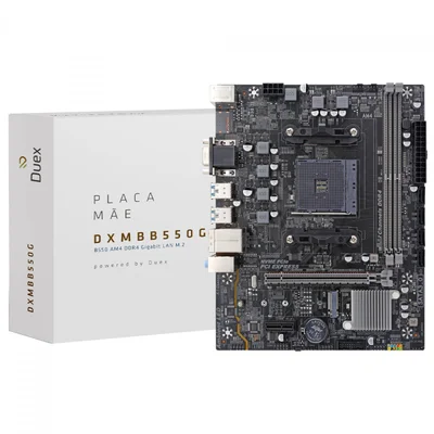 Placa Mãe Duex Oem Dxmbb550g Bulk, Am4, Ddr4, Micro Atx, Dxmbb550sbulk