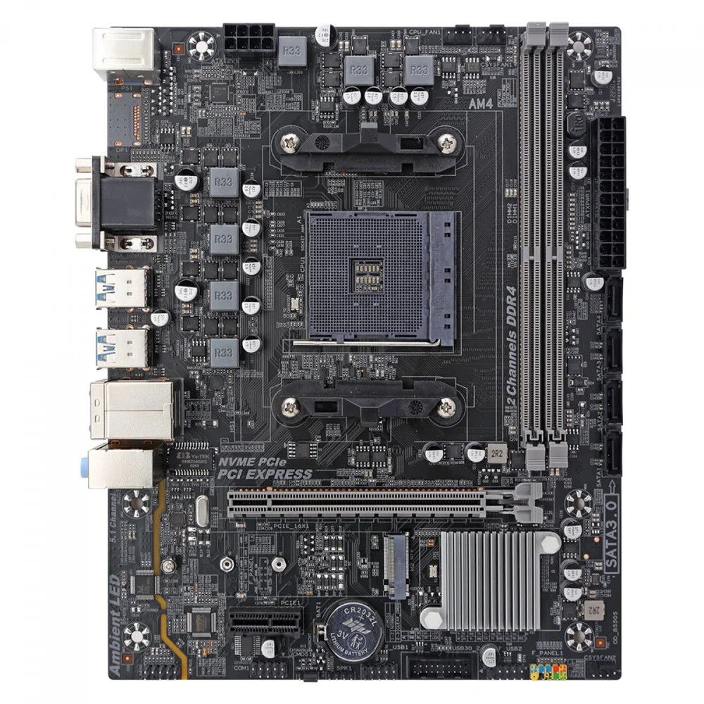 Placa Mãe Duex Oem Dxmbb550g Bulk, Am4, Ddr4, Micro Atx, Dxmbb550sbulk 8