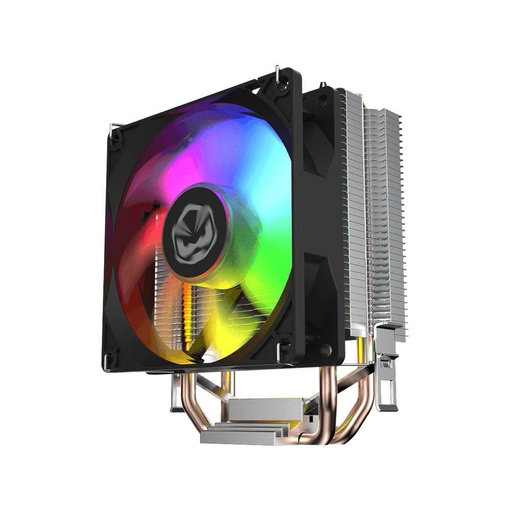 Cooler Para Processador PCyes Tundra 90 Black Vulcan LED Rainbow Tdp 115w - Actbka90 4