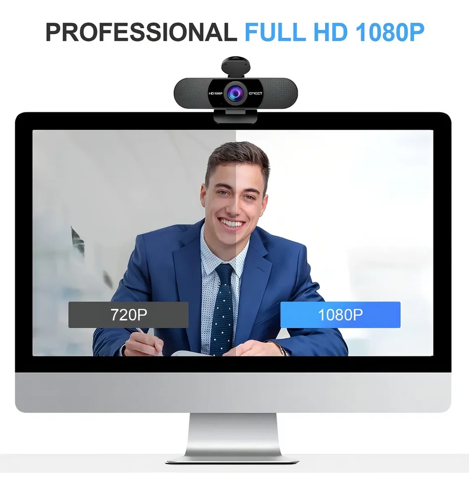 Imagem 3 de 4 do produto Web Cam Emeet C960 - Preto