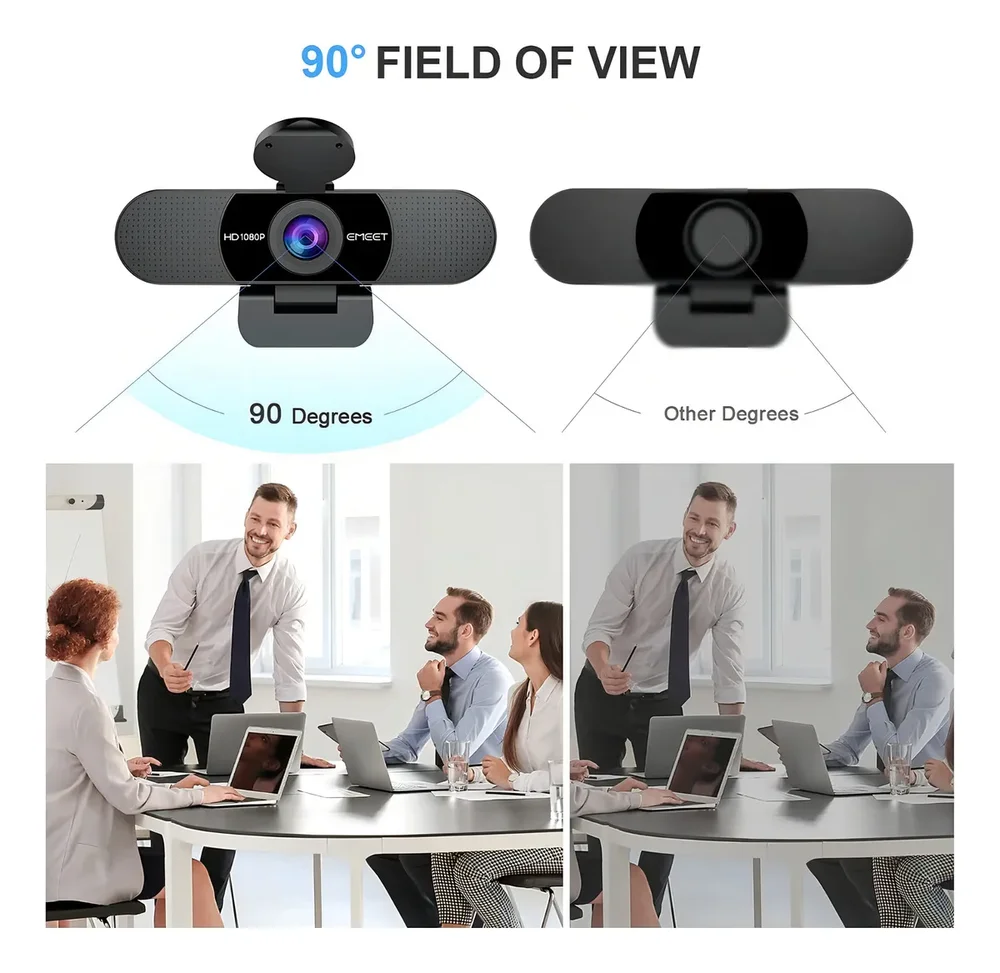 Imagem 4 de 4 do produto Web Cam Emeet C960 - Preto