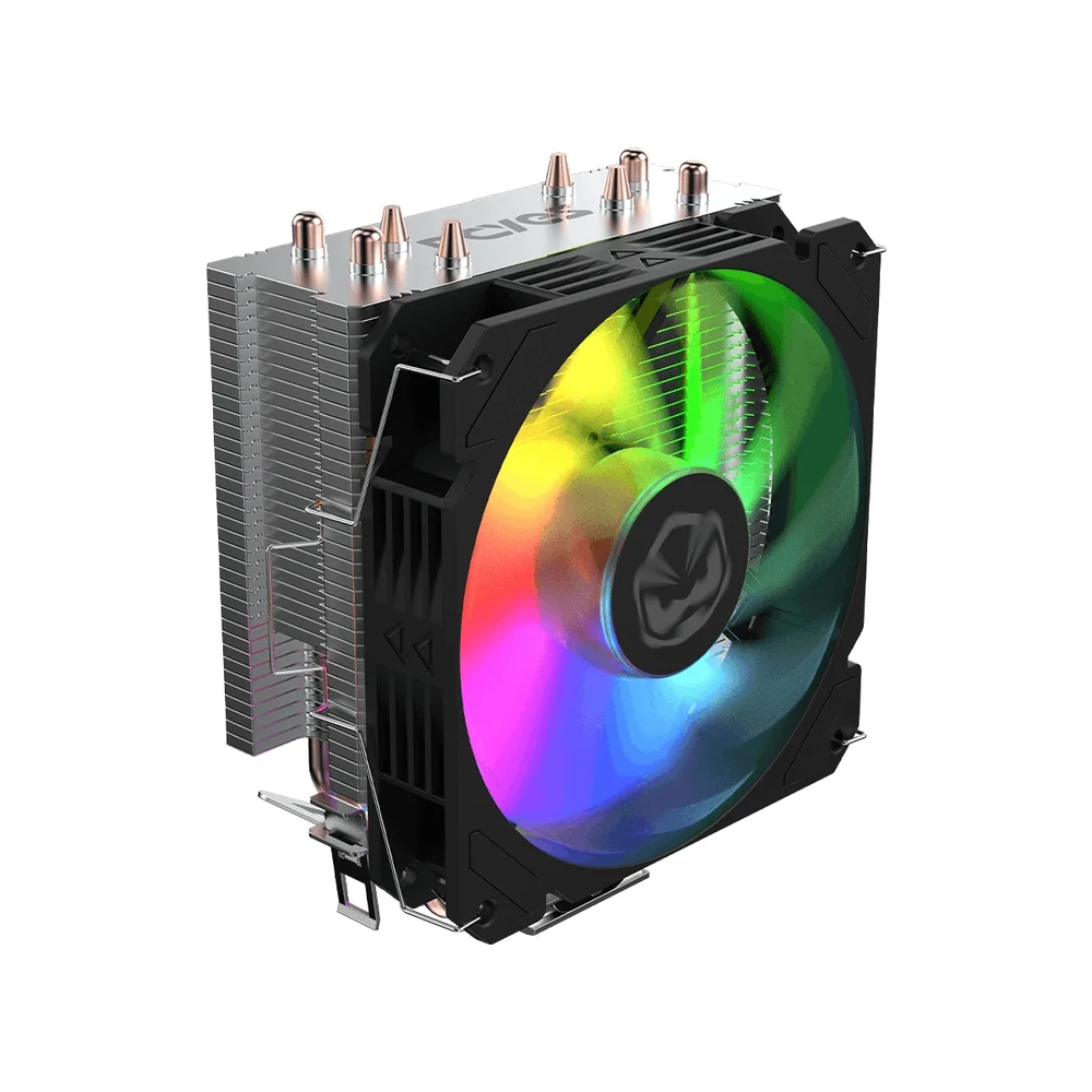 Cooler PCyes Tundra Rainbow Para Processador (cpu) | Tdp 160w | Actbka Cooler PCyes Tundra Rainbow Para Processador (cpu) | Tdp 160w | Actbka
