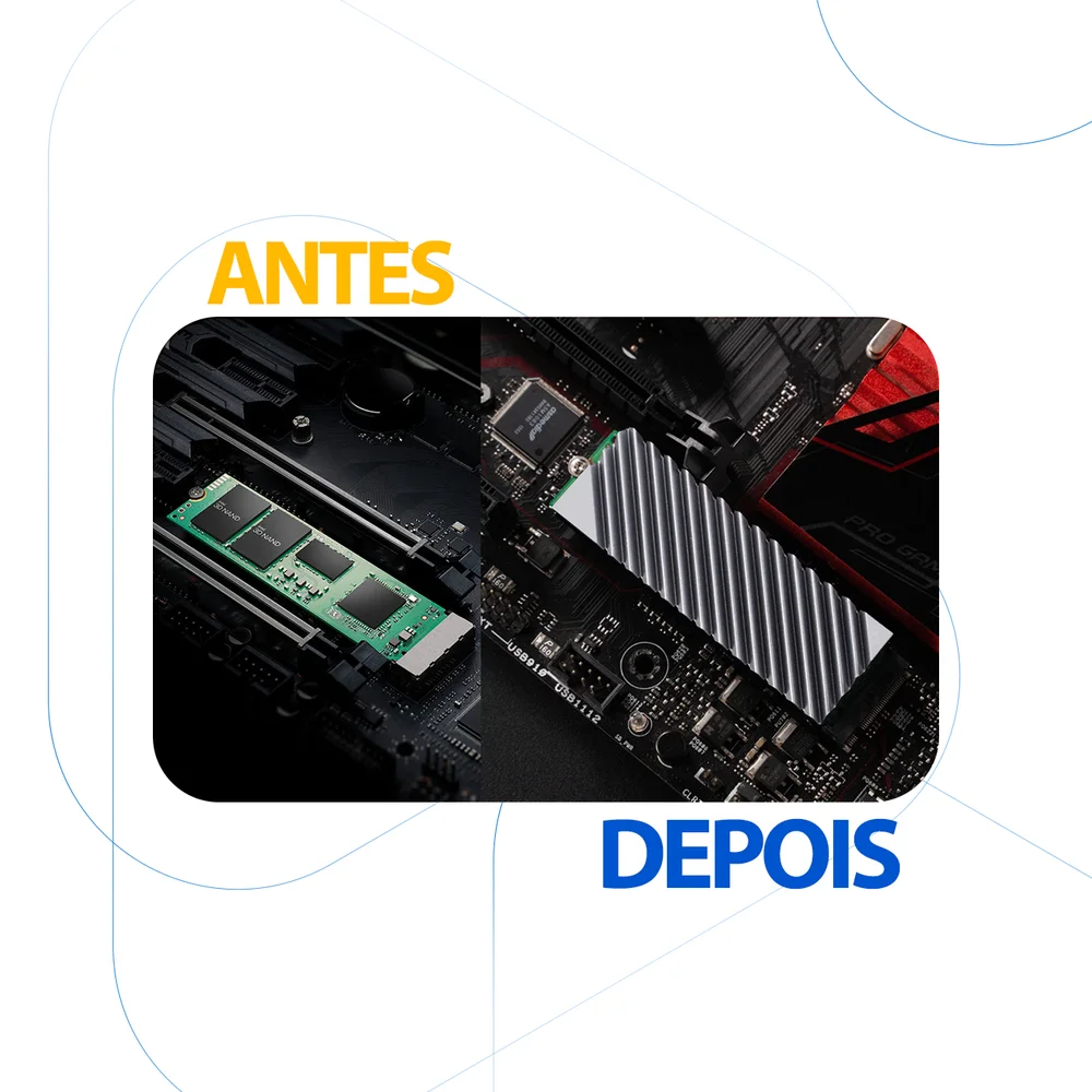 Imagem 4 de 4 do produto Dissipador De Calor SSD M.2 Nvme Alumínio PC Ps5