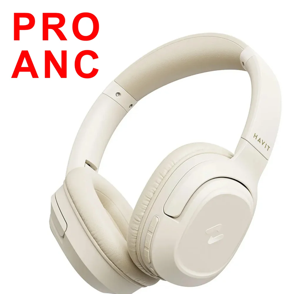 Imagem 3 de 5 do produto Fone Bluetooth Havit H612bt Pro Cancelamento De Ruído Ativo 50h Bateria Modo Gamer Baixa Latência