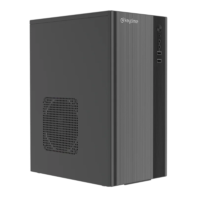 Gabinete Keytime Smartcase S/fan C/fonte 200w C/cabo De Força Micro-atx Preto - Kyt00043