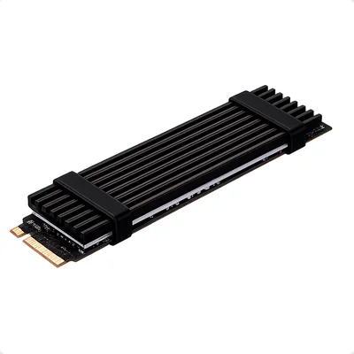 Dissipador SSD M.2 2280 Nvme/ngff 3mm Black + Thermal Pad