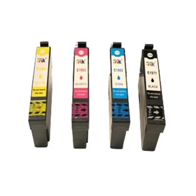 Kit Cartucho De Tinta Compatível Epson | 1962 1963 1964 1971 | 4 Un | Xp101 Xp201 Xp214 Xp401 Xp411 Wf-2532