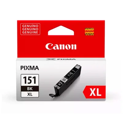 Cartucho Canon Preto - Cli-151 Xl - Para Impressoras Ip7210 / Ip8710 / Ix6810 / Mg5410 / Mg5510