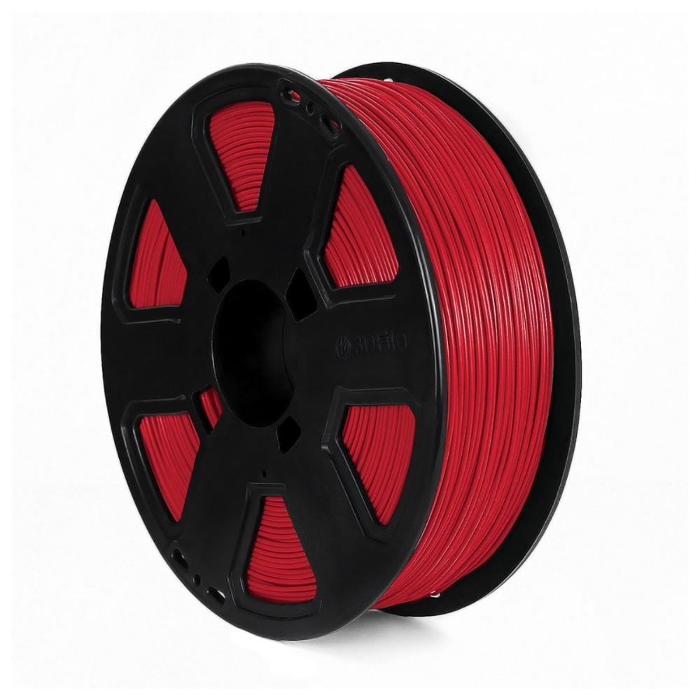 Filamento Para Impressora 3d - Pla - Vermelho - 1kg - 1,75mm - 3d Fila Pla331753