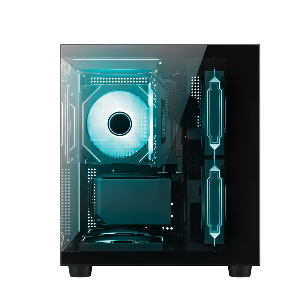 Imagem 4 de 5 do produto Gabinete Gamer Aquário C3tech Mt-g720bk - Vidro Temperado - Até 7 Fans - Micro Atx - Preto