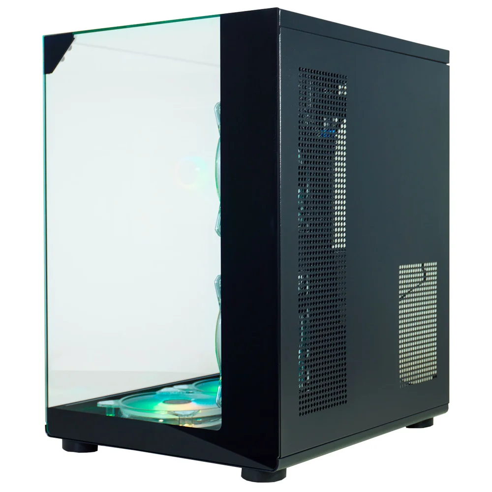 Imagem 4 de 5 do produto Gabinete Gamer Aquário K-mex Cg-01p4 - Vidro Temperado - Micro Atx - Preto - Cg01p4rh001cbox