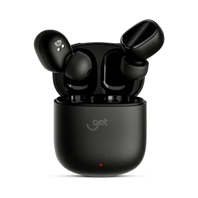 Fone De Ouvido Bluetooth Earbud Get Tws Drop - Resistente A Respingos - Carregamento Rápido - Preto