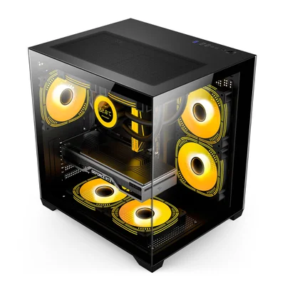 Gabinete Duex Dxga275bk, Mid Tower, Preto, Sem Fonte, Sem Fans, Dxga275bk
