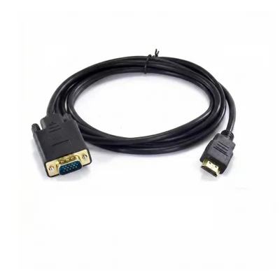 Cabo Adaptador Conversor HDMI Para Vga Sem Áudio - 1,8 Metro (hdmi M X Vga M)