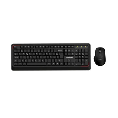 Kit Teclado E Mouse Sem Fio Maxprint Cw2000 - Abnt2 - Ergonômico - 1600dpi - Preto
