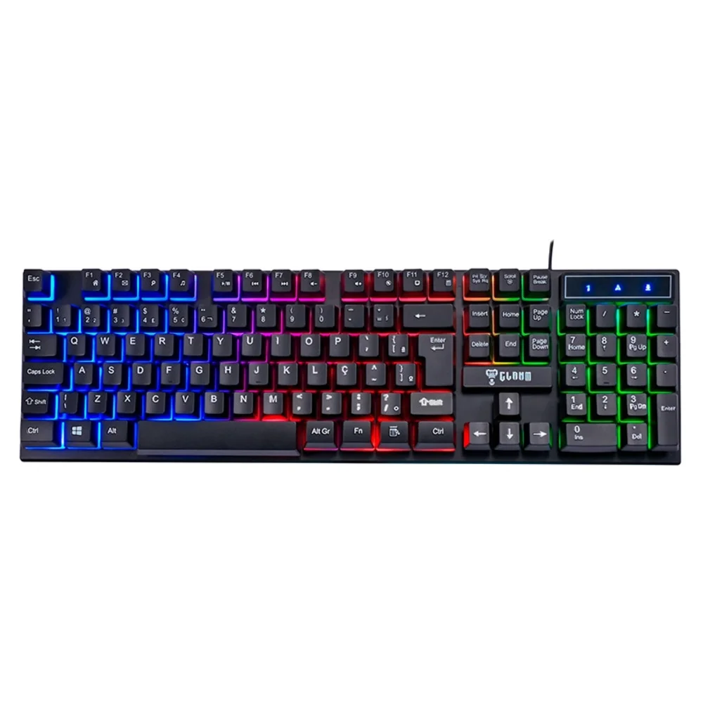 Imagem 5 de 5 do produto Kit Gamer Preto - Teclado, Mouse, Mousepad E Headset